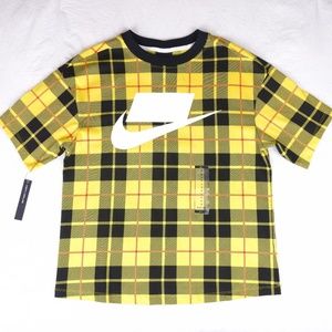 Nike Sportswear Plaid Tee - S